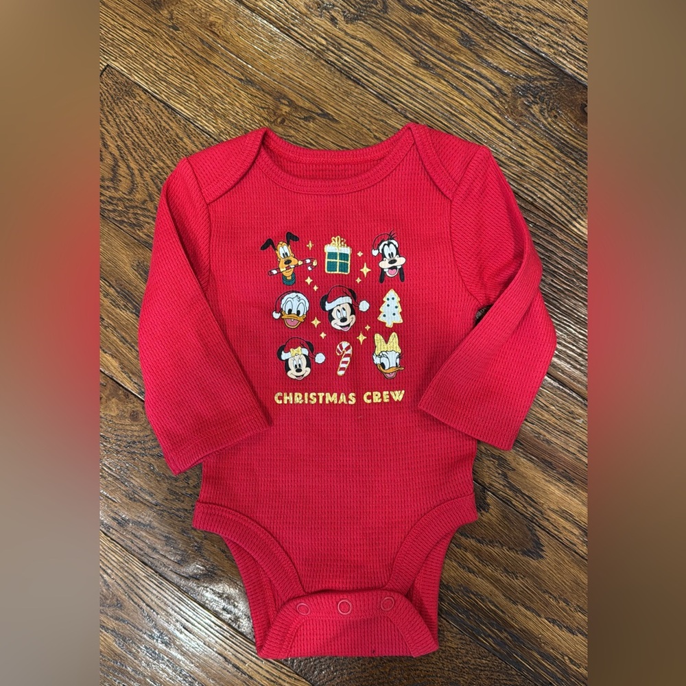 Disney Jumping Bean Christmas Crew Bodysuit